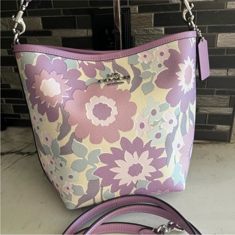 Coach City Bucket Floral Bag